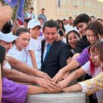 В Актау открыли Аллею дружбы прикаспийских государств: заложили капсулу времени