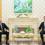 Транзит и Каспий стали темами встречи лидеров Азербайджана и Туркменистана